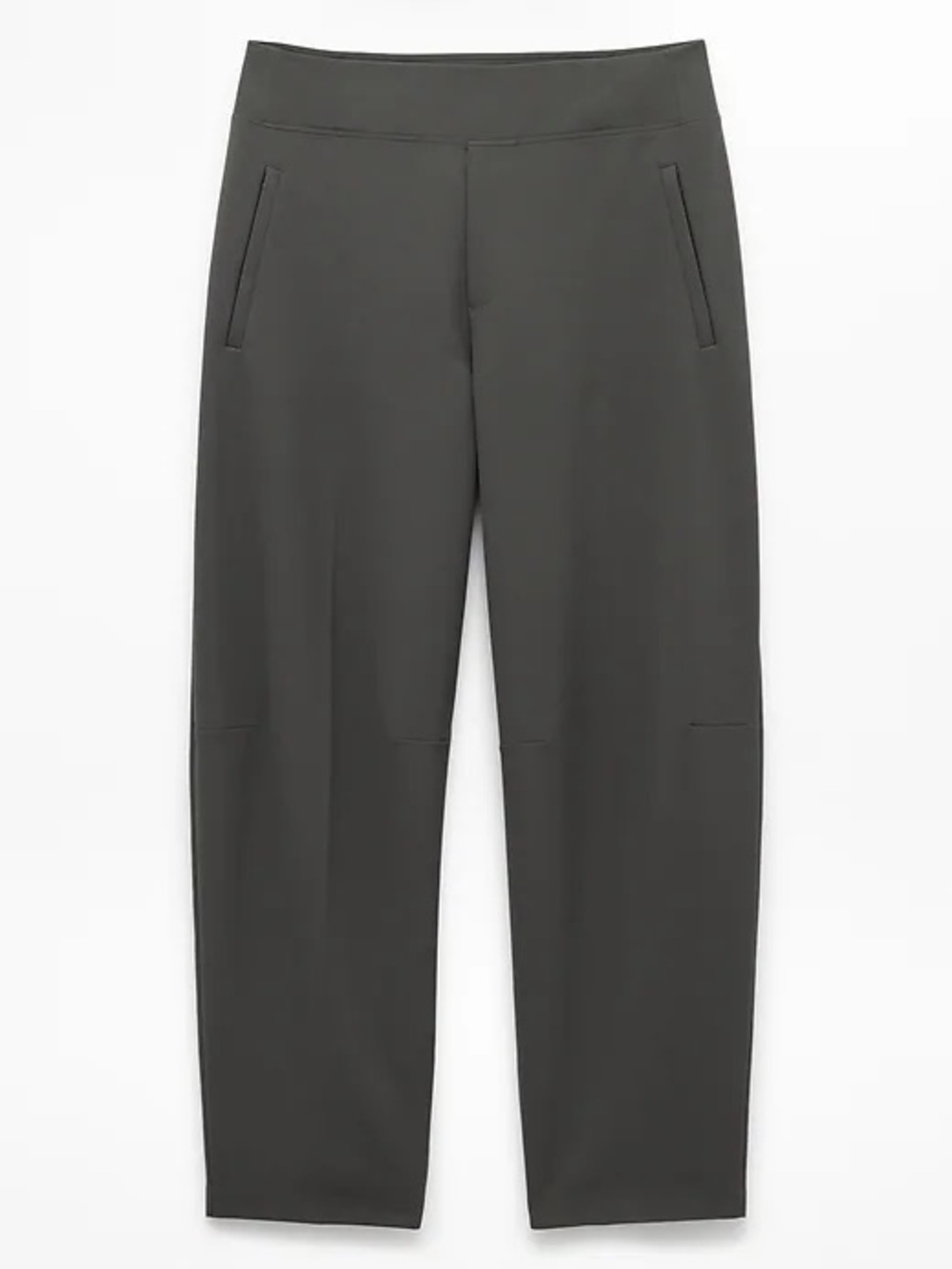 Athleta Women's Leg Pants - Black -High Rise Black Wide-Leg Trousers
